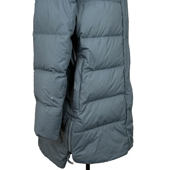 Rei Down Quilted Hooded Puffer Coat Womens XL Blue Mid Length Winter Jacket READ - Picture 5 of 16